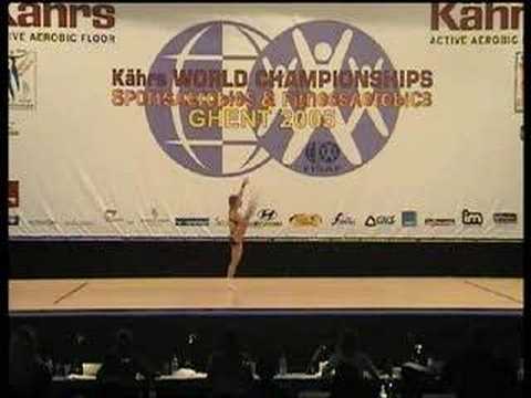 Sandi Carmichael WM Ghent Sportaerobics 2005 FISAF