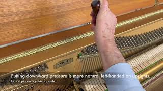 Piano tuning and tech. tips: 1. Putting unisons in tune. Stability + settin ..