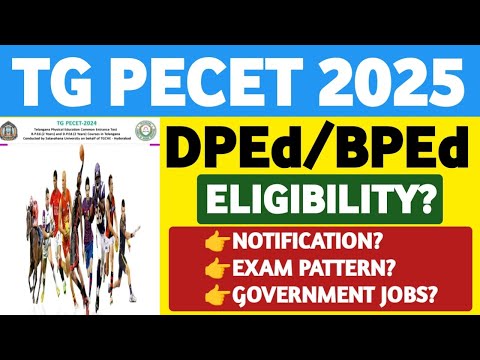 TG PECET 2025/DPEd and BPEd Courses Eligibility in Telugu@StudentUpdates247