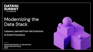 Sponsored: dbt Labs | Modernizing the Data Stack: Lessons Learned From Evolution at Zurich Insurance