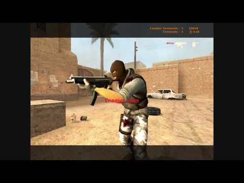 Counter-Strike Source: Trying Camera Angles [HD]