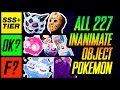 I Ranked ALL 227 Inanimate Object Pokemon | Mr1upz