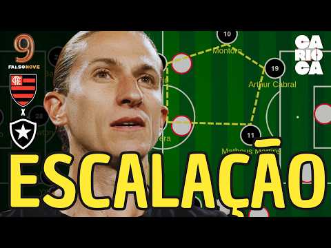 Flamengo's starting lineup! How Filipe Luís can beat Botafogo and advance to the semifinals.