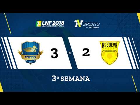 LNF2018 - Pato 3 x 2 Assoeva - Gols - 3ª Rodada