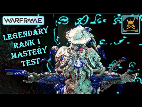 LEGENDARY Rank 1 Mastery TEST in WARFRAME!
