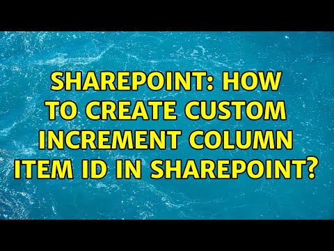 Sharepoint: How to create custom increment column item id in SharePoint? (2 Solutions!!)