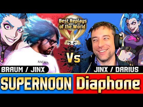 🔥 2XKO 🔥 (Diaphone vs Supernoon) Jinx, Braum and Darius ▰ Gameplay High Level