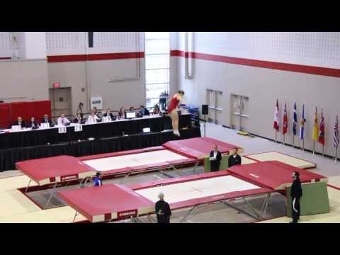Samantha Sendel - Senior women's trampoline final - 2013 Canadian Gymnastics Championships