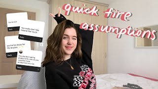 quick fire assumptions challenge