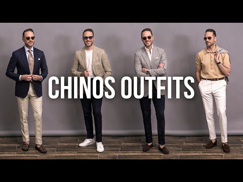 How To Wear Chinos | 6 Ways To Wear Chinos for Men |...