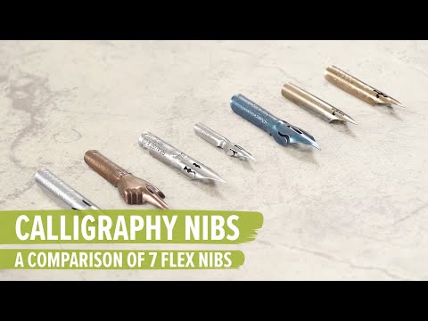 Calligraphy Flex Nib Comparison