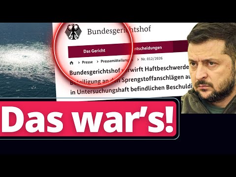 SPIEGEL: Bundesgerichtshof schreibt Ukraine Nordstream-Sprengung zu!