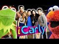 Elmo And Kermit The Frog Visit The ICARLY Show Set