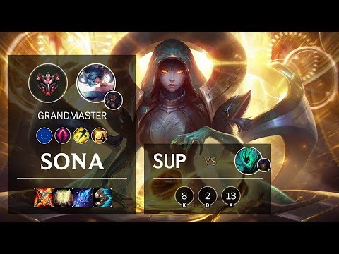 Sona Support vs Thresh - EUW Grandmaster Patch 10.4