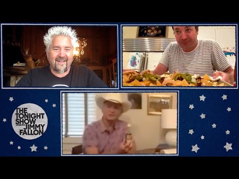 ビル・マーレイとガイ・フィエリがジミーにクラシックナチョスの作り方を教える (Bill Murray and Guy Fieri Teach Jimmy to Make Classic Nachos)