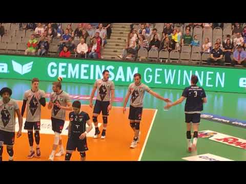 20180415 Volleyballspiel VfB Friedrichshafen gegen Hypo Tirol Alpenvolleys 3:1