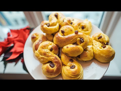St Lucia Buns (Lussekatter)