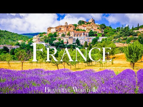 France 4K Drone Nature Film - Meditation Relaxing Music - Amazing Nature