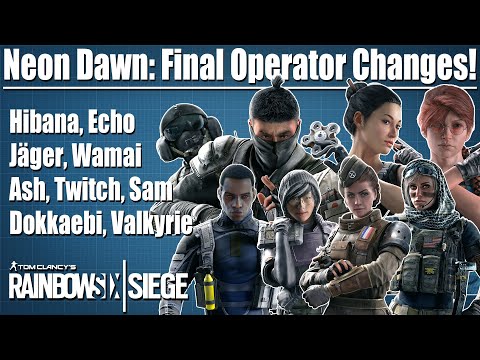 Final Operator Balancing for Neon Dawn - Rainbow Six Siege