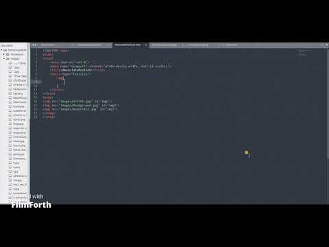 How to use Absolute Position in Sublime Text 3 (HTML)