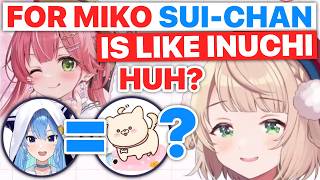 Ui-mama: "Suisei Is Like Inuchi For Miko" (Shigure Ui / Miko / Suisei / Hololive) [Eng Subs]