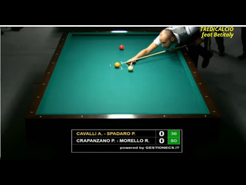 Spadaro Cavalli vs Crapanzano Morello - Camp.Italiano Biliardo a Coppie 2016@TREDICALCIO