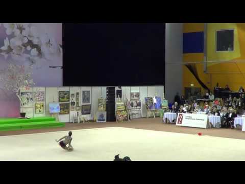 Final - Hoop / Madlen Radukanova.Hoop.(BUL) / Baltic Hoop 2016 / Rhythmic gymnastics