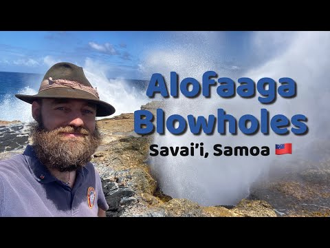 Alofaaga Blowholes, Savai'i, Samoa ❤️🇼🇸🌴