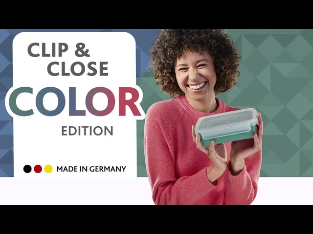 EMSA CLIP & CLOSE Color Edition– Food storage containers