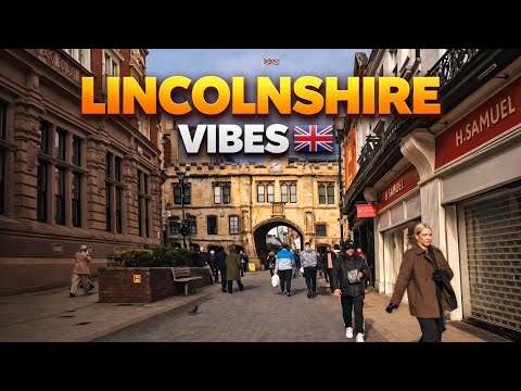 Exploring Lincolnshire Town Centre 🇬🇧 | Shops, Streets & Local Vibes