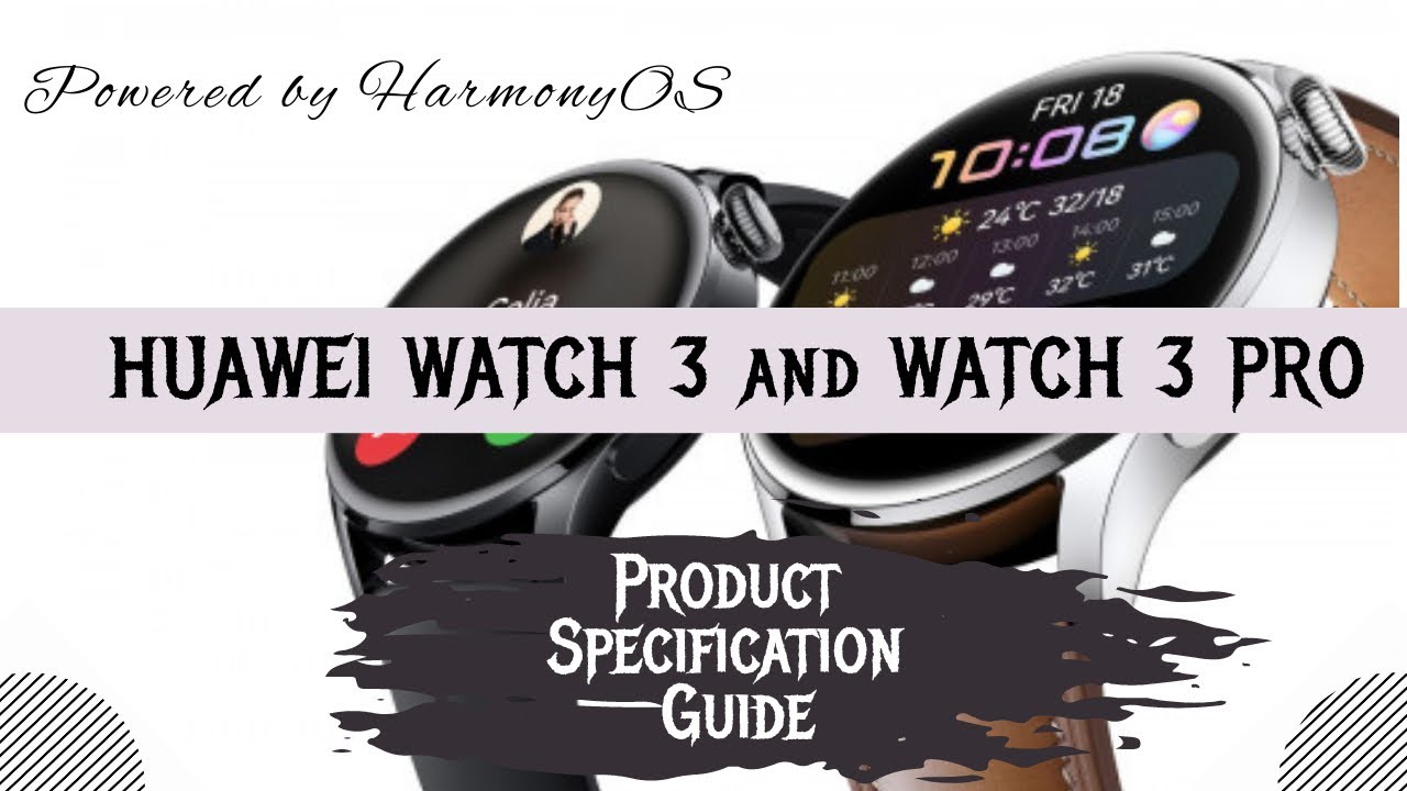 HUAWEI Watch 3 and Watch 3 PRO Specification REVIEW | First HarmonyOS Smartwatch | Price in India