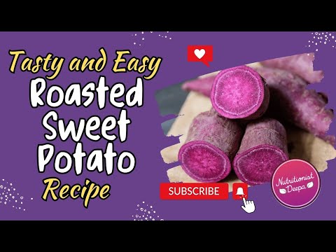 5-Minute Magic! Roasted Purple Sweet Potato Hacks | Nutritionist Deepa