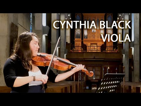 Cynthia Black, baroque viola • ABS Artist Profile • Weiss: Sonata in G Major • 4K