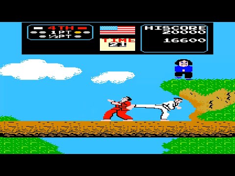 ARCADE MACHINES MAME KARATE CHAMP IN MANY VERSIONS 1ST PART WITH KEYBOARD