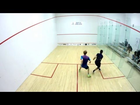 Seattle Squash Open 2016 - Men's Semifinal Vikram Malhotra (IND) vs Matias Tuomi  (FIN)