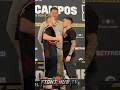 SUNNY EDWARDS STEPS TO ANDRES CAMPOS AT INTENSE FACE OFF!