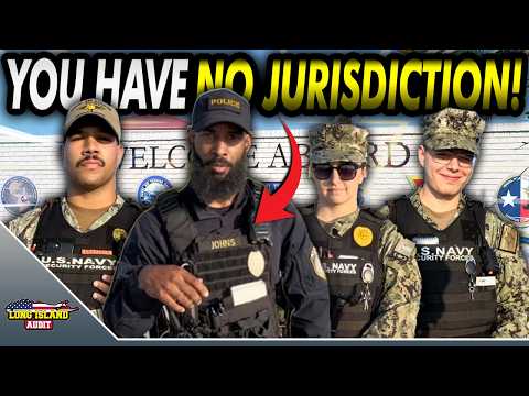 US Navy Police UNLAWFULLY Detain Man - So I Went To Investigate & Educate! Walk Of Shame!