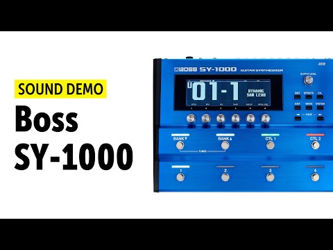 Гитарный синтезатор BOSS SY-1000 GUITAR SYNTHESIZER - фото 2 - id-p2541831781