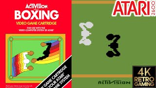 Boxing Atari 2600 4k Gameplay