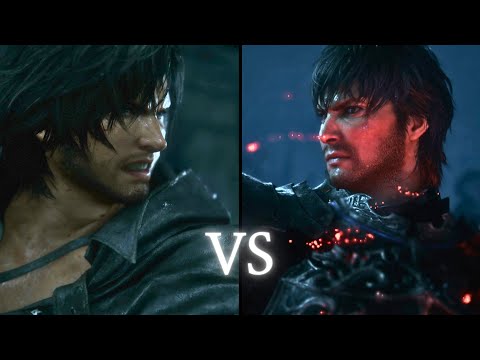 Final Fantasy 16 - Clive VS Barnabas (Odin) No Damage Boss Fight (NG+, FF Mode)