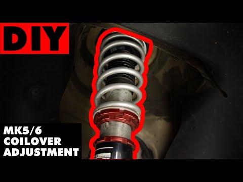 How To Adjust your Coilovers on your MK5/MK6 VW! | ECS DIY