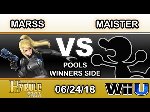 Hyrule Saga - Marss (Zero Suit) Vs. KJS | Maister (Mr. Game & Watch) Pools - Smash 4