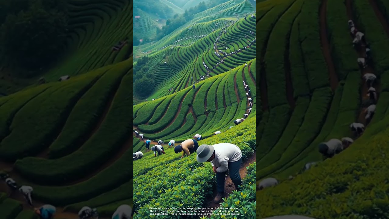 Working in a Tea Plantation – Harvesting and Caring for Tea Leaves