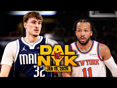 Dallas Mavericks vs New York Knicks Full Game Highlights | Jan 19, 2026 | FreeDawkins