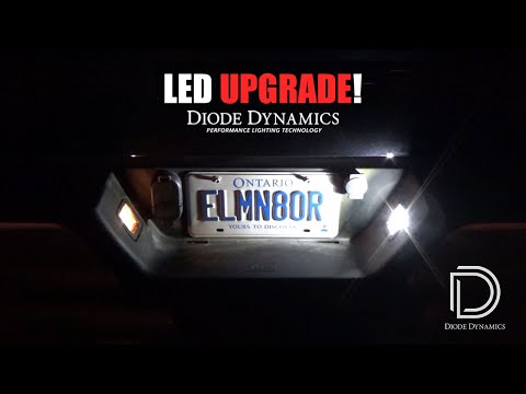 Diode Dynamics HP3 & HP5 LED License Plate Lights Upgrade - 2019 Ford F150