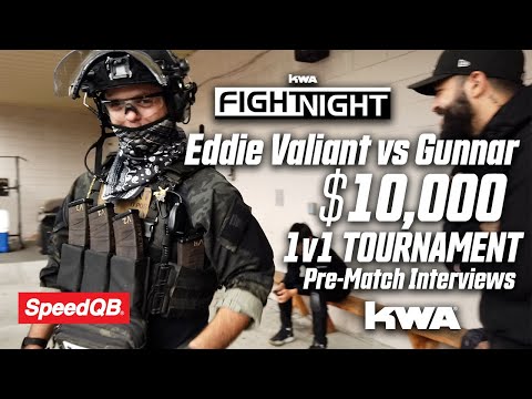 KWA $10K 1v1 Fight Night Pre-Match Interviews - Eddie Valiant vs Gunnar