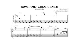 Secret Garden - Sometimes When It Rains - Piano