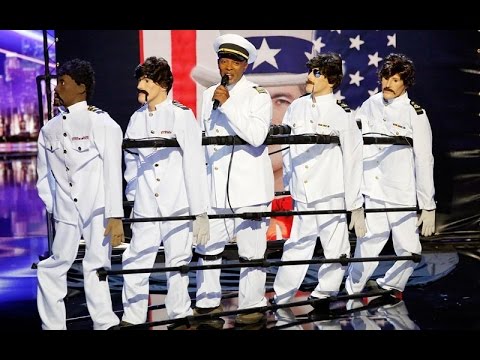 YMCA Puppets Dance to In the Navy on AGT 2016!