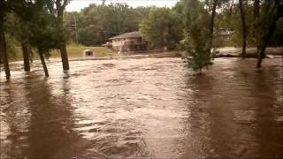 preview picture of video 'Cannon Falls, MN River Flooding June 15, 2012'