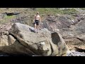 Barney Lite F6b ️ Daddyhole Beach Bouldering